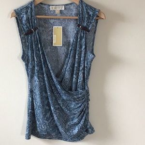 NEW Micheal Kors wrap tank with buckle detail